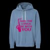 Unisex Garment-Dyed Lightweight Fleece Hooded Sweatshirt Thumbnail