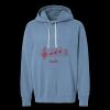 Unisex Garment-Dyed Lightweight Fleece Hooded Sweatshirt Thumbnail