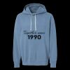 Unisex Garment-Dyed Lightweight Fleece Hooded Sweatshirt Thumbnail