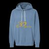 Unisex Garment-Dyed Lightweight Fleece Hooded Sweatshirt Thumbnail