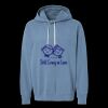 Unisex Garment-Dyed Lightweight Fleece Hooded Sweatshirt Thumbnail