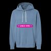 Unisex Garment-Dyed Lightweight Fleece Hooded Sweatshirt Thumbnail