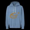 Unisex Garment-Dyed Lightweight Fleece Hooded Sweatshirt Thumbnail
