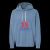 Unisex Garment-Dyed Lightweight Fleece Hooded Sweatshirt Thumbnail