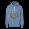 Unisex Garment-Dyed Lightweight Fleece Hooded Sweatshirt Thumbnail