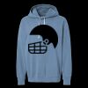 Unisex Garment-Dyed Lightweight Fleece Hooded Sweatshirt Thumbnail
