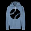 Unisex Garment-Dyed Lightweight Fleece Hooded Sweatshirt Thumbnail
