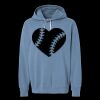 Unisex Garment-Dyed Lightweight Fleece Hooded Sweatshirt Thumbnail
