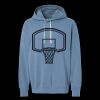 Unisex Garment-Dyed Lightweight Fleece Hooded Sweatshirt Thumbnail