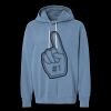 Unisex Garment-Dyed Lightweight Fleece Hooded Sweatshirt Thumbnail