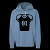 Unisex Garment-Dyed Lightweight Fleece Hooded Sweatshirt Thumbnail