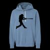 Unisex Garment-Dyed Lightweight Fleece Hooded Sweatshirt Thumbnail