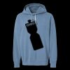 Unisex Garment-Dyed Lightweight Fleece Hooded Sweatshirt Thumbnail