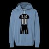 Unisex Garment-Dyed Lightweight Fleece Hooded Sweatshirt Thumbnail