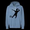 Unisex Garment-Dyed Lightweight Fleece Hooded Sweatshirt Thumbnail