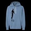 Unisex Garment-Dyed Lightweight Fleece Hooded Sweatshirt Thumbnail