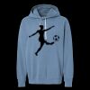 Unisex Garment-Dyed Lightweight Fleece Hooded Sweatshirt Thumbnail