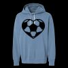 Unisex Garment-Dyed Lightweight Fleece Hooded Sweatshirt Thumbnail