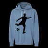 Unisex Garment-Dyed Lightweight Fleece Hooded Sweatshirt Thumbnail