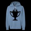 Unisex Garment-Dyed Lightweight Fleece Hooded Sweatshirt Thumbnail