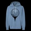 Unisex Garment-Dyed Lightweight Fleece Hooded Sweatshirt Thumbnail