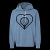 Unisex Garment-Dyed Lightweight Fleece Hooded Sweatshirt Thumbnail