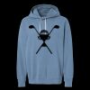 Unisex Garment-Dyed Lightweight Fleece Hooded Sweatshirt Thumbnail