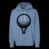 Unisex Garment-Dyed Lightweight Fleece Hooded Sweatshirt Thumbnail