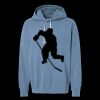 Unisex Garment-Dyed Lightweight Fleece Hooded Sweatshirt Thumbnail
