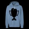 Unisex Garment-Dyed Lightweight Fleece Hooded Sweatshirt Thumbnail