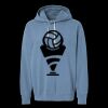 Unisex Garment-Dyed Lightweight Fleece Hooded Sweatshirt Thumbnail