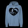 Unisex Garment-Dyed Lightweight Fleece Hooded Sweatshirt Thumbnail