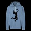 Unisex Garment-Dyed Lightweight Fleece Hooded Sweatshirt Thumbnail