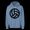 Unisex Garment-Dyed Lightweight Fleece Hooded Sweatshirt Thumbnail