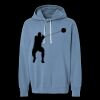 Unisex Garment-Dyed Lightweight Fleece Hooded Sweatshirt Thumbnail