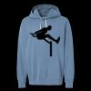Unisex Garment-Dyed Lightweight Fleece Hooded Sweatshirt Thumbnail