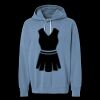 Unisex Garment-Dyed Lightweight Fleece Hooded Sweatshirt Thumbnail