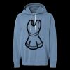 Unisex Garment-Dyed Lightweight Fleece Hooded Sweatshirt Thumbnail
