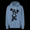 Unisex Garment-Dyed Lightweight Fleece Hooded Sweatshirt Thumbnail