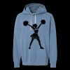 Unisex Garment-Dyed Lightweight Fleece Hooded Sweatshirt Thumbnail