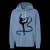 Unisex Garment-Dyed Lightweight Fleece Hooded Sweatshirt Thumbnail