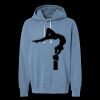 Unisex Garment-Dyed Lightweight Fleece Hooded Sweatshirt Thumbnail