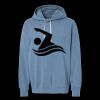 Unisex Garment-Dyed Lightweight Fleece Hooded Sweatshirt Thumbnail