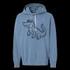 Unisex Garment-Dyed Lightweight Fleece Hooded Sweatshirt Thumbnail