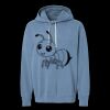 Unisex Garment-Dyed Lightweight Fleece Hooded Sweatshirt Thumbnail