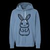 Unisex Garment-Dyed Lightweight Fleece Hooded Sweatshirt Thumbnail