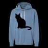 Unisex Garment-Dyed Lightweight Fleece Hooded Sweatshirt Thumbnail