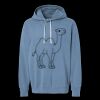 Unisex Garment-Dyed Lightweight Fleece Hooded Sweatshirt Thumbnail