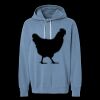 Unisex Garment-Dyed Lightweight Fleece Hooded Sweatshirt Thumbnail