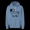 Unisex Garment-Dyed Lightweight Fleece Hooded Sweatshirt Thumbnail